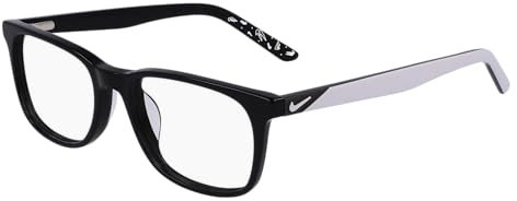 NIKE OPTICAL 5546 Black/Pure Platinum 47/16/130 NIÑOS