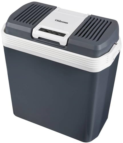 Tristar KB-7520 KB-7520 Thermoelectric Cooler – 20 L – Ideal for Camping and Long Journeys – 12 and 230 V Sockets – 2 Modes – Cools & Heats – KB-7520, Blue, White