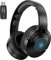 YOTMS Casque de jeu sans fil pour PS4, PS5, PC, Switch - Casque de jeu sans fil 2,4 GHz avec microphone amovible - Son stéréo 7.1 - Mode câble de 3,5 mm pour Xbox Series - Noir