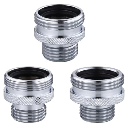 The LUOFANT ball-end shower arm adapter converts the old shower head to a 1/2-inch standard shower head thread. Three models are provided, but they are not universal.