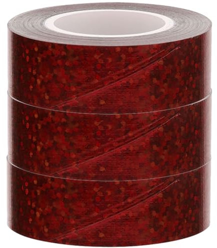 Operitacx 1 Set Nastro Per Moquette Per Pavimenti In Legno Duro Nastro Marrone Trasparente Muffler Nastro Adesivo Per Tappezzeria Con Strass Per Scatole Da Imballaggio Ricariche Per 3