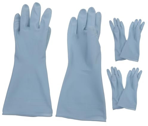 GAROZATION 3 Paar Spülhandschuhe Küchenhandschuhe Zum Abwaschen Von Geschirr Kleine Reinigungshandschuhe Spülhandschuhe Geschirrhandschuhe Küchenwaschhandschuhe Für Geschirr Spülhandschuhe