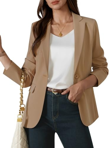 Women's Blazer Suit Jacket Business Casual Blazer Long Sleeve