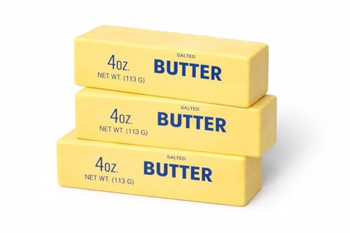 Squishy Butter - Palla antistress, set da 1, 2, 3, 13 cm, XXL, a forma di pezzo di burro, divertente, gadget da ufficio, per adolescenti e adulti, articolo scherzoso (1)