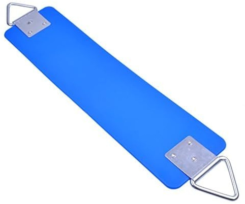 AGPTEK Swing Seat, 30.4 x 6 x 0.27 Inch Yard Swing for Boys and Girls & Adults with Metal Triangle Ring - Blue(113KG /250LB Weight Limit)