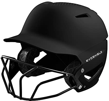 EvoShield XVT™ Matte Batting Helmet with Facemask - Black, Large/X-Large