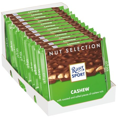 Ritter Sport Milk Cashew Chocolate, 100 g