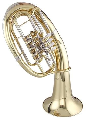 Euphonium Musikinstrumente Goldlackiertes Baritonhorn Professionelle Performance Messinginstrumente