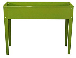 Gardiun Nature Grove II Mesa huerto metálica, Verde, 30 x 60 x 80 cm