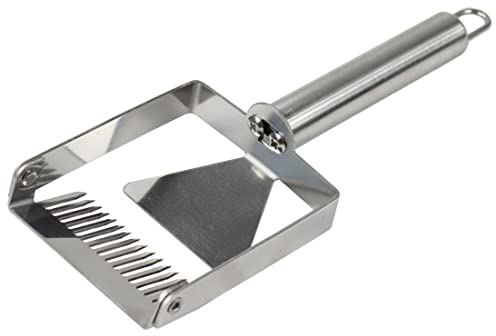 Entdeckelungsgabel Pro aus Edelstahl zum entdeckeln von Waben Rähmchen Imkerei