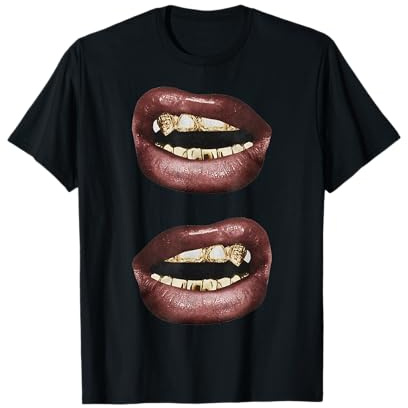 Grillz Y2KK Lèvres T-Shirt