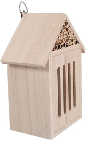 POPETPOP Insektenhaus Aus Naturholz Für Garten Marienkäfer Bienen Schmetterlinge Und Insekten Nistkasten Zum Aufhängen Schutzraum