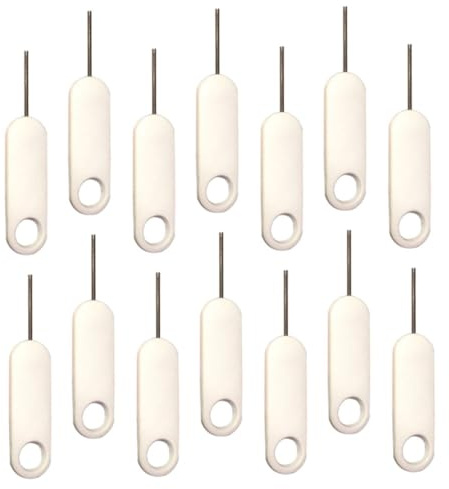 TOPBATHY 20 Piezas Sim Extractor Pin Ejector Agujas Acero para Teléfonos Móviles Accesorio para Expulsar Tarjetas Sim Fácil y Duradero
