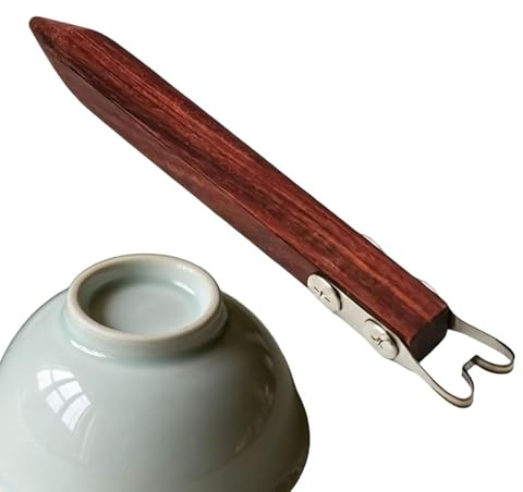 Pottery Foot Ring Tool Handmade Shapers with Wood Handle
