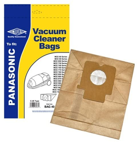Electruepart BAG40 C2E dammsugare dammpapper tygpåse 5 pack
