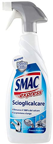 Smac Express - Scioglicalcare Igienizzante Spray, Detergente Anticalcare Bagno con Scudo Attivo, 650 ml