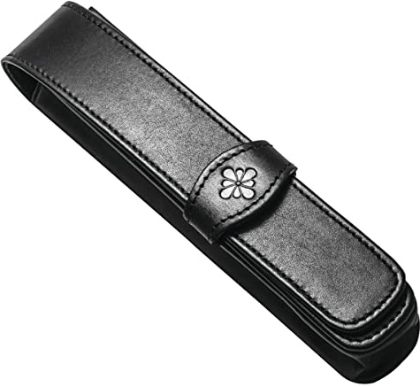 DIPLOMAT - D41000003 - Lederhülle Für 3 Stifte - Schick und Elegant - Langlebig - Schwarz