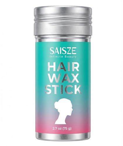SAISZE Hair Wax Stick, Travel Essentials for Hair Styling, 75 g | Styling Wax Stick for Slick Back Hair, Fly away and Frizz Control, Non-Greasy, Gifts for Women