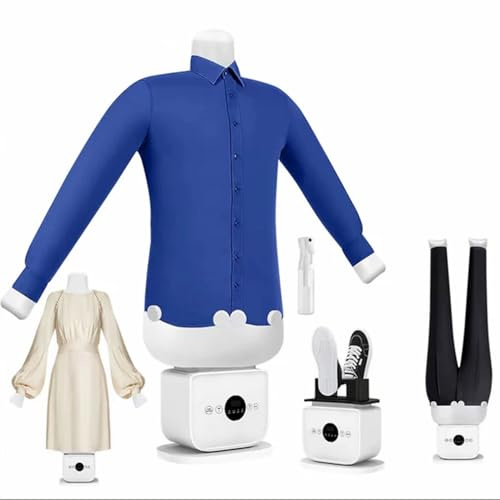 DHMYDPDZ Maniquí de Planchado y Secado Automático para Camisas, Plancha A Vapor, Planchado y Secado Automáticos, Desodoriza y Neutraliza los Olores para Hogar Y Oficina