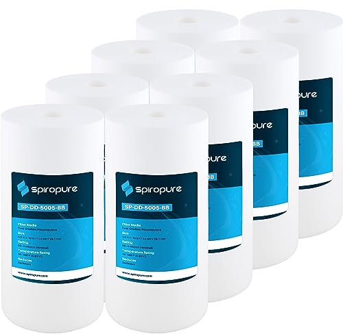 SpiroPure Water Filter 10x4.5 5 Micron DGD-5005 155357-43 SDC-45-1005 8Pack