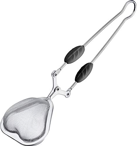 Westmark Colino pieghevole a forma di cuore, con manici in silicone, teatime, acciaio inox 18/8 e silicone, lunghezza 18,5 cm, 15802270