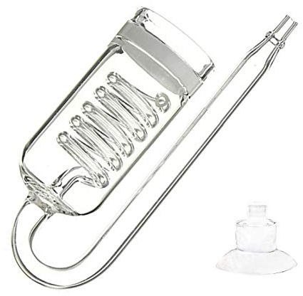 yeemeen Diffuseur de CO2, Diffuseur CO2 Aquarium 60~300l Plantes Réservoir Atomiseur, Contrôle de Diffuseur de Régulateur de CO2 avec Ventouse pour Aquarium Live Plantes