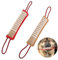 QINGYIWL 2 STK Beisswurst für Hunde Jute Beisswurst Training mit 2 Griff, Hundebiss Schlepper Spielzeug Robustes Hundespielzeug zum Hunde Training Tauziehen und Zerrspiele mit Hund, 30cm länge(A)