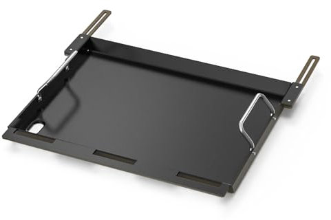 Onlyfire Flat Top Plancha Barbacoa para La Mayoría de Las Parrillas de Gas de 2 Quemadores, Plancha de Revestimiento Cerámico Antiadherente con Soporte Retráctil para Weber, Nexgrill, Enders y Más