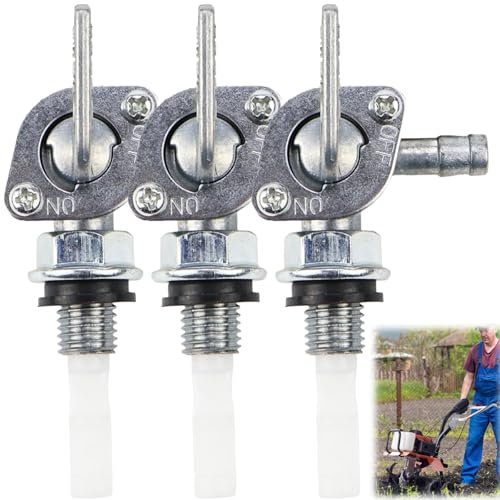 Interruptor Tanque De Gasolina De Gas,3pcs Interruptor De Encendido,Grifo de Combustible,Grifo Gasolina Generador,Grifo De Gasolina Moto,Llave Gasolina,Válvula De Motocicleta Atv