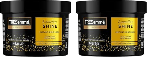 TRESemmé Hårinpackning, Lamellar Shine hårvård för glanslöst och trasselbenäget hår för en glansig salongsfinish, med patenterad Lamellar-teknologi 440 ml 2-pack