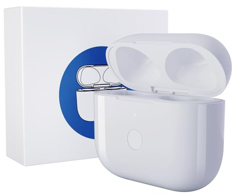 Étui de Chargement sans Fil de Remplacement Compatible avec Les AirPods Pro 1 et 2, 660 mAh étui de Chargement avec Bouton Bluetooth pour l'appairage