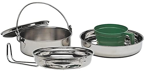 Mil-Tec Koch-Set-14646000 - Set da cucina, colore: Oliva