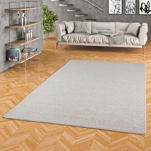 Berber Natur Teppich Wolle Grau Meliert in 24 Größen