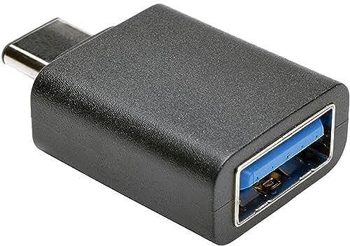 Tripp Lite U428-000-F USB-C (Type-C) to USB Type-A Adapter, USB 3.1 Gen 1, 5 Gbps, M/F, Black