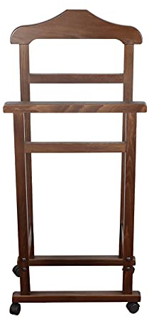 MAURY'S Indossatore Appendiabiti da Camera Pratic Legno di Faggio 44 X 25 X H 98 cm (NOCE)
