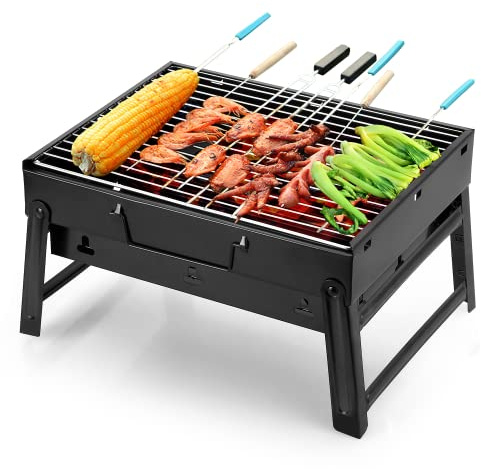 Barbecue portable à charbon de bois pour la cuisine en plein air, le camping, la randonnée, les pique-niques