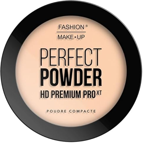 Fashion Make Up - Poudre compacte HD Premium Pro (Porcelaine)
