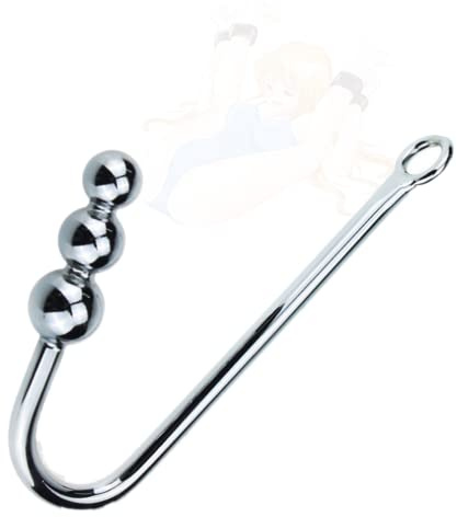 Flexibelt rostfritt stål Probe Massage Ball Relaxation Care Tool Hook Tillbehör.