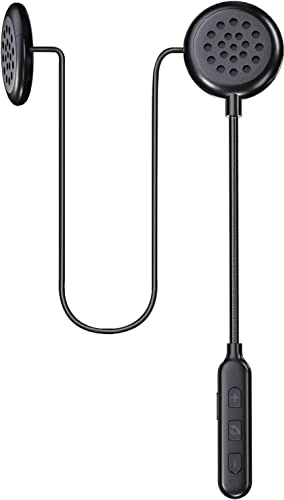 Khptop Casco Moto Bluetooth Cuffia,Bluetooth 5.0,Impermeabile,Controllo Musicale Cuffia Sportiva,80 ore di riproduzione di Alta Qualità del Auricolare Ultra Sottile Ciclismo/Sci/Equitazione