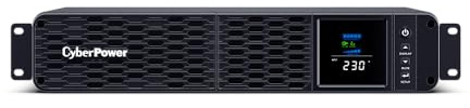 CyberPower CP1600EIPFCRM2U ren sinusvåg 2U, AVR, LCD, USB (HID), DB9, RJ45 LAN-skydd, utgång (8) IEC, Smart Slot för Opt. Nätverkskommunikation