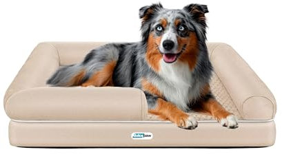 DOLCEPAW Orthopädisches Hundebett, Hundesofa für Kleine Hunde und Katzen, Bezug Abnehmbar & Waschbar, Hundekorb, Hundekissen für Gelenkentlastung und Erholsamen Schlaf