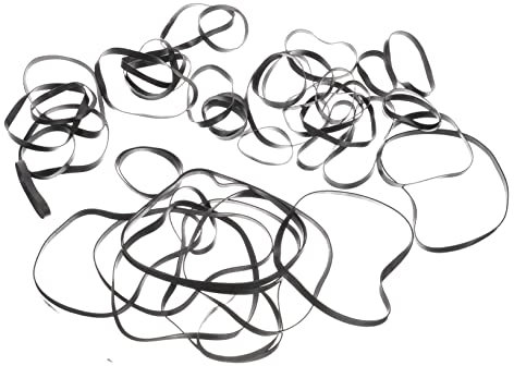 Happyyami Courroies De Lecteur De Cassette Courroies De Platine À Cassette pour Lecteurs CD DVD Caoutchouc Carré De 4 Mm