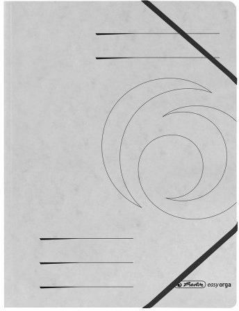 herlitz 11159670 hörnspännare Quality, A4, mörkgrå, 5 stycken