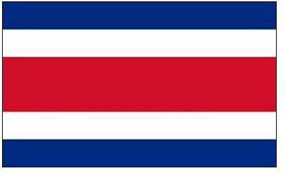 Costa Rica Fahne/Flagge 90 x 150 cm