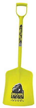 Pala de Uso Alimentario 119/PP/Y - Ideal para Granjas y Sectores Agrícolas - Cómoda y Segura - Agarre Ergonómico - Color Amarillo - Accesorios y Bricolaje - Dicoal