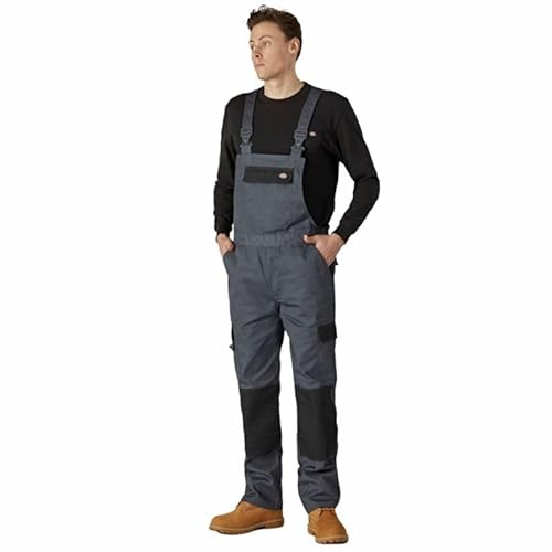 Dickies, Homme, SALOPETTE DE TRAVAIL, GRIS/NOIR, S