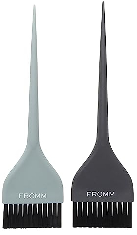 Fromm Color Studio 2-1/4 Firm Wide Color Brushes for Hair Stylist with Blunt Tips for All Over Color, Highlights, Balayage, and Root Touch Ups, 2 Pack