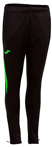 Joma Pantalón Largo Championship VII Negro Verde flúor