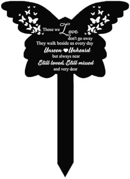 PLUSHCEWT Plaque commémorative en acrylique pour chien avec piquet de sol, imperméable, pour tombe pour animal de compagnie, décoration de tombe