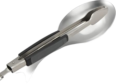 Portacucharas - Acero Inoxidable Con Mango Largo,Soporte Para Cucharas Y Espátulas De Cocina,Para Encimera Estufa Estación De Café Hogar Apartamento Restaurante
